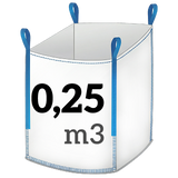 0.25 m³ (375 kg)