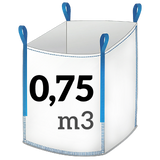 0.75 m³ (1125 kg)