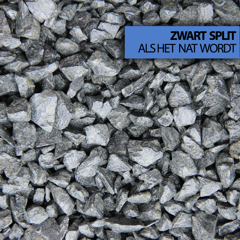 Zwart grind basalt